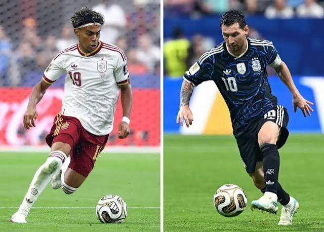 Lionel Messi, Argentina Vs Spain