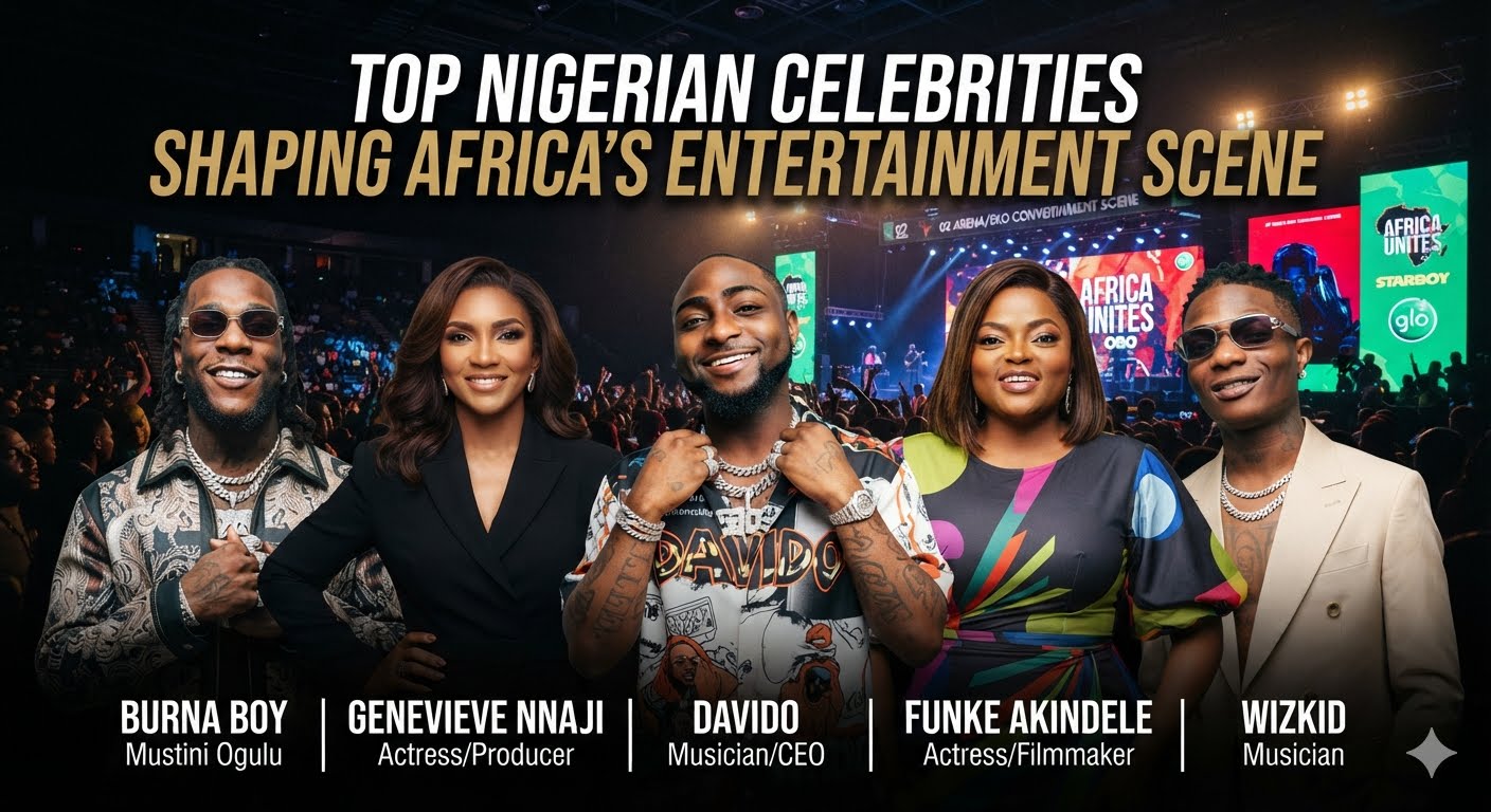 Top Nigerian Celebrities Shaping Africa's Entertainment Scene