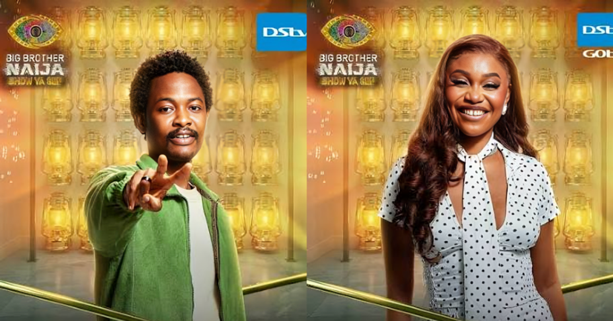 A golden path leading to a vault door labeled ₦160M, set against a Nigerian cityscape at dusk, symbolizing the BBNaija Gambit twist and its potential prize.