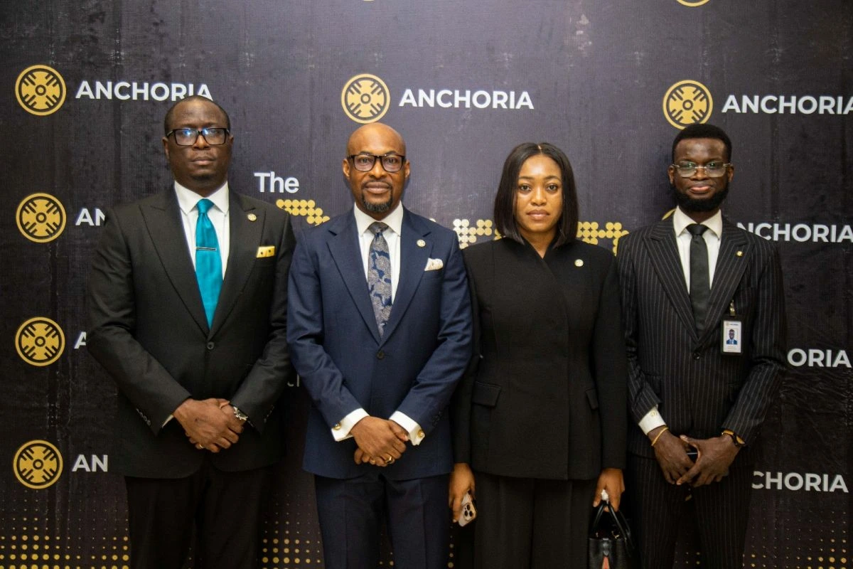 Modern office interior in Abuja representing Anchoria Capital Group's new SEC-regulated holding company structure