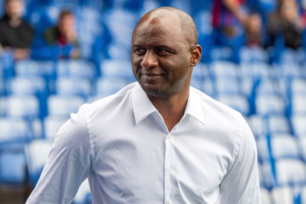 Senegal coach Patrick Vieira on the pitch after Senegal coach appointment