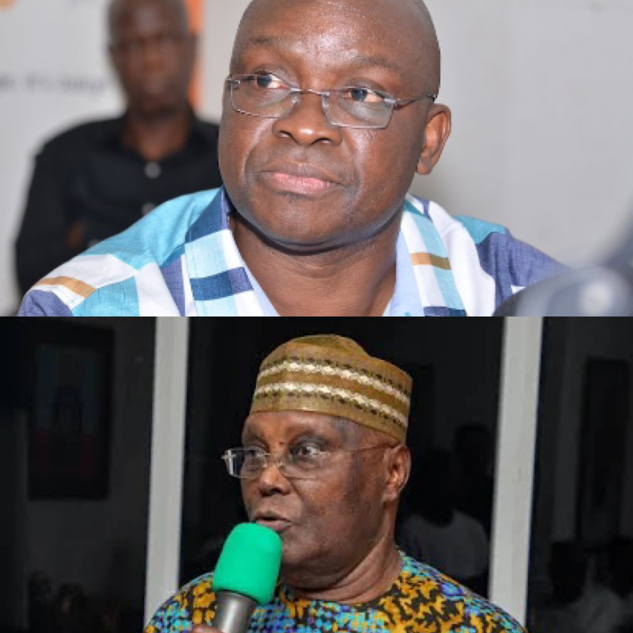 Empty presidential podium representing the 2027 election debate in Nigeria
