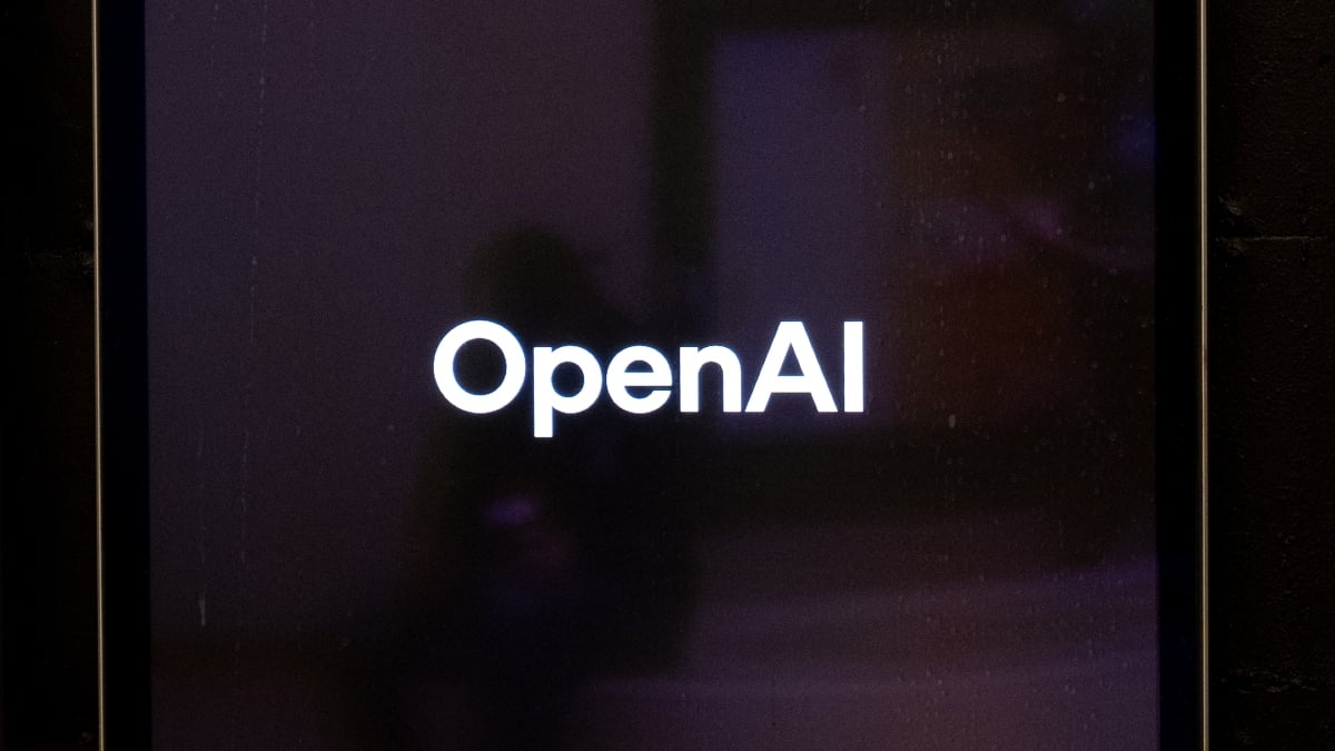 Split-screen showing a futuristic AI interface and a fragmented code editor, representing OpenAI's decision to cut Cursor's access to AI models.