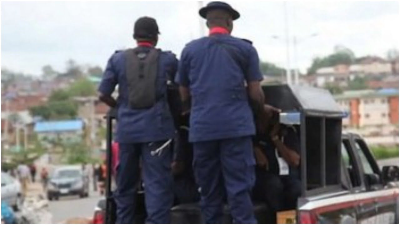 Yobe market scene with police presence highlighting food safety enforcement