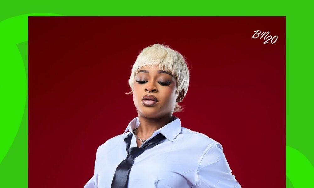 Young Nigerian musician performing live on stage with energetic crowd, showcasing emerging talent in the music scene
