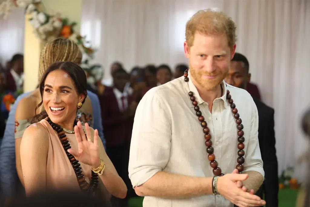 British school building with subtle UK and African visual cues, representing the royal school change story.