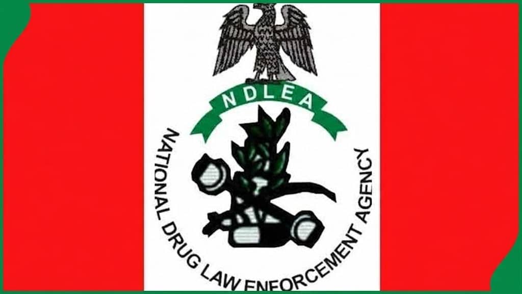 NDLEA officers conducting drug enforcement operation in Nigeria, representing the arrest of a convicted trafficker