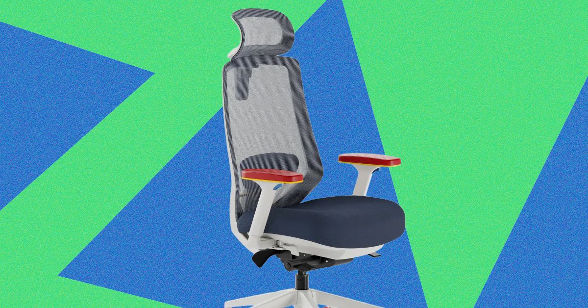 Branch Ergonomic Chair Pro in Sega edition displayed in a contemporary home office, emphasizing its ergonomic design and stylish aesthetics.