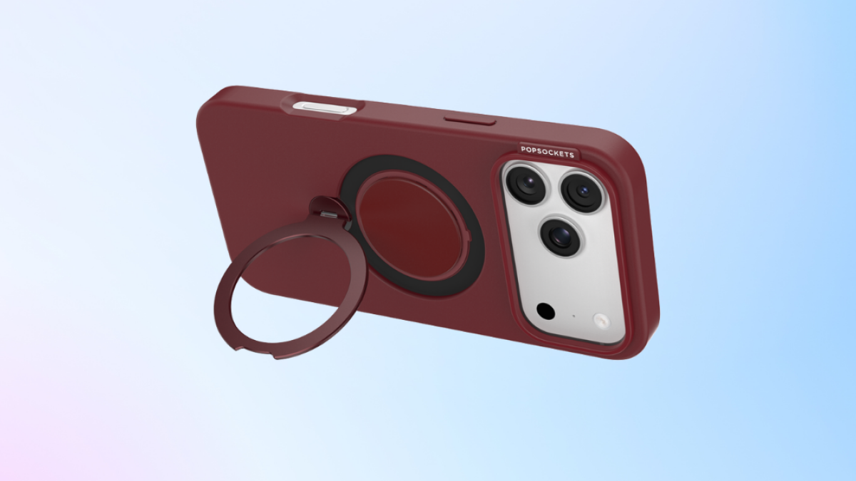 PopSockets Low‑Pro 3‑in‑1 iPhone case with integrated grip and MagSafe charging.