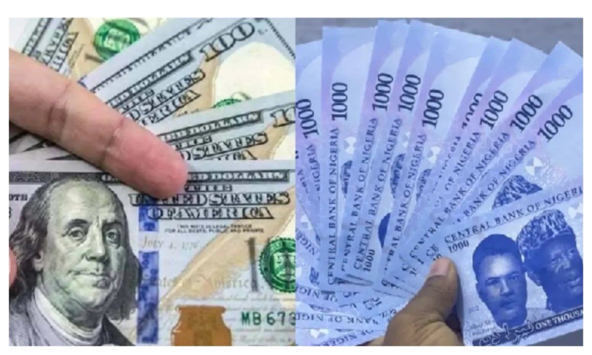 Forex traders monitoring the dollar to naira exchange rate on digital boards in Lagos