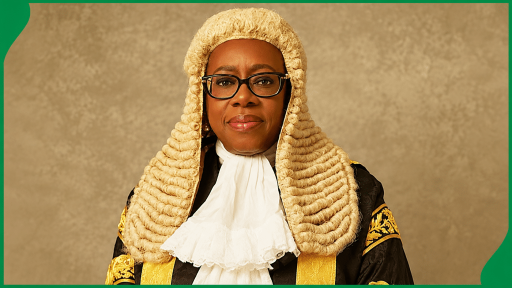 Chief Justice administering oath to newly appointed Senior Advocates of Nigeria in Lagos courtroom