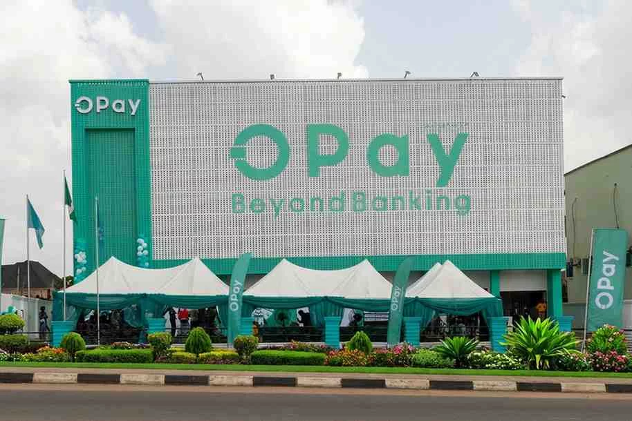 Lagos skyline with digital payment network overlay representing OPay Standard’s continental reach