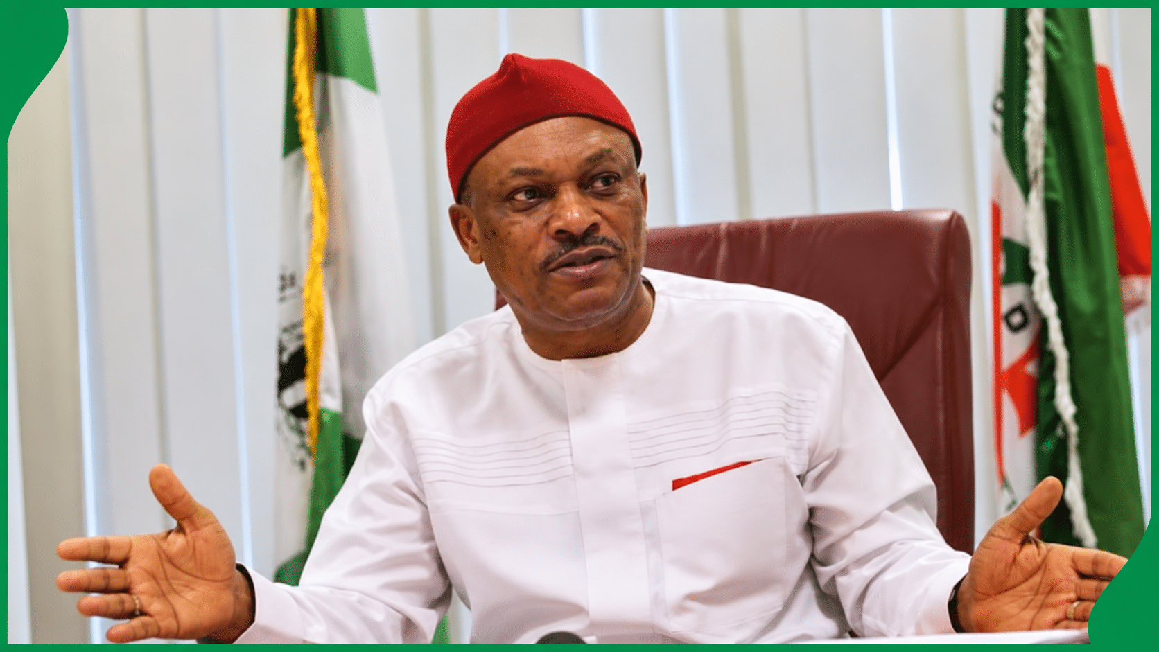 Imo State market scene symbolising political activity and public sentiment