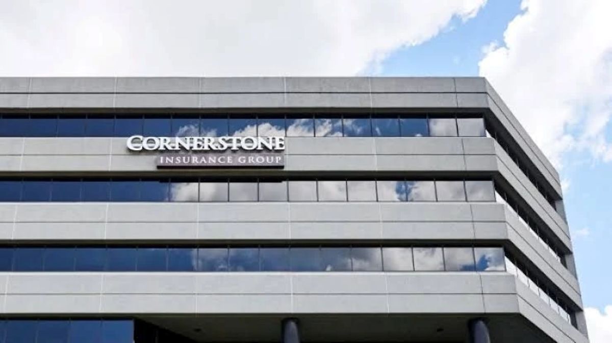 Cornerstone Insurance headquarters building in Lagos business district