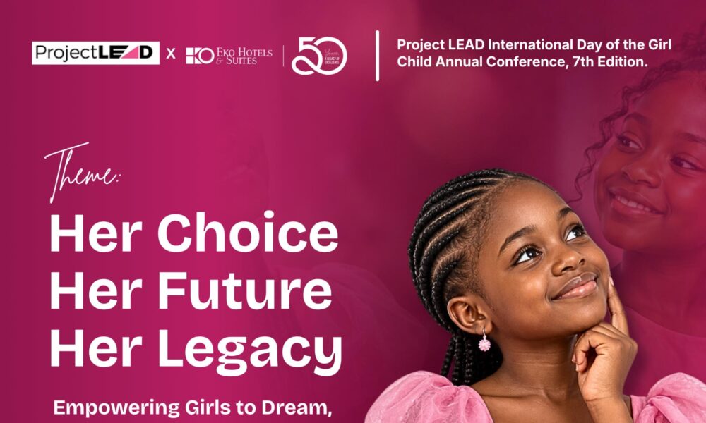 Young African girls attending Project LEAD’s girl child conference in Lagos