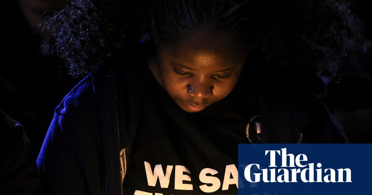 South African men standing together in solidarity against gender‑based violence