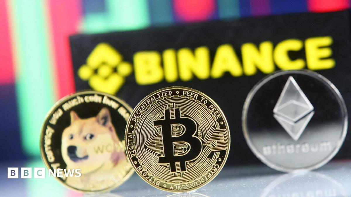Digital vault with blockchain symbols representing a global crypto investigation
