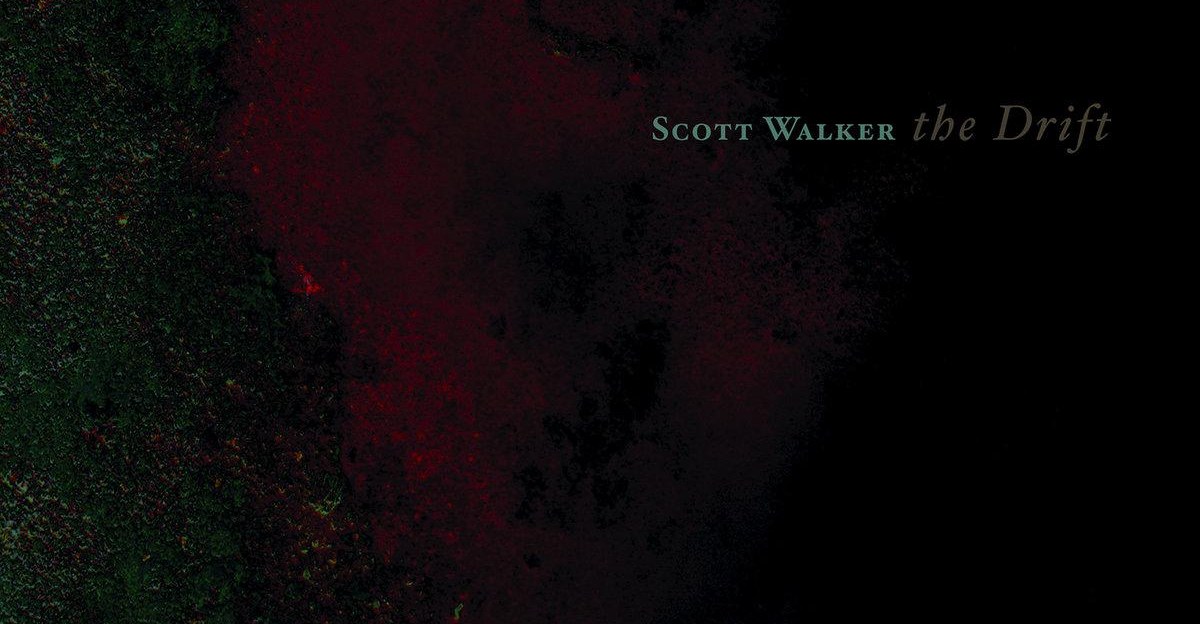 Atmospheric studio scene with a vinyl record of Scott Walker’s The Drift