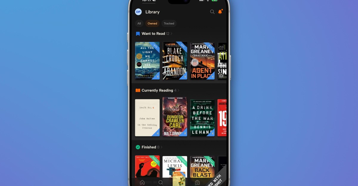 Tablet showing Readwise ebook store interface beside Kindle and Kobo devices