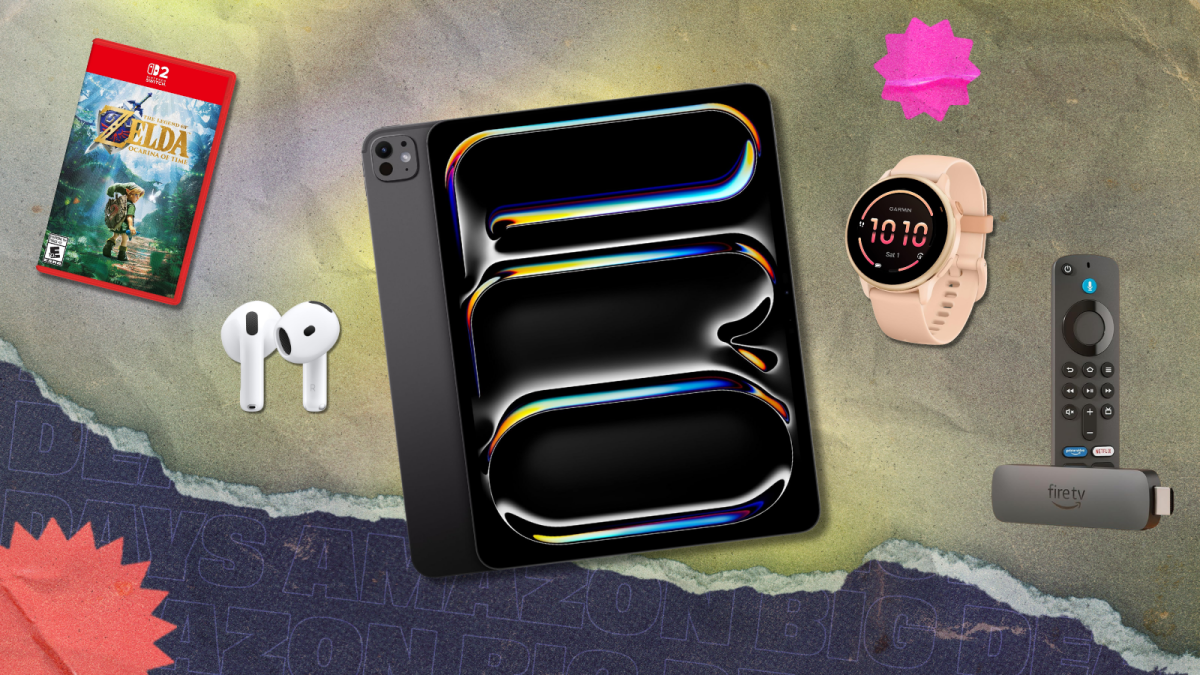 Assortment of tech gadgets on a stylish desk representing October Prime Day deals