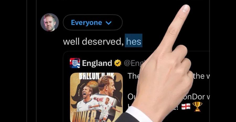 Animated hand reaching for the Promote button on X’s interface